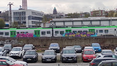 Graffiti Train in Essen - Photo by Kico_one (2021)