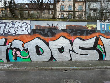 Graffiti Wall in Essen - Photo by Kico_one - Essen, Ruhrgebiet, Dos (2023)