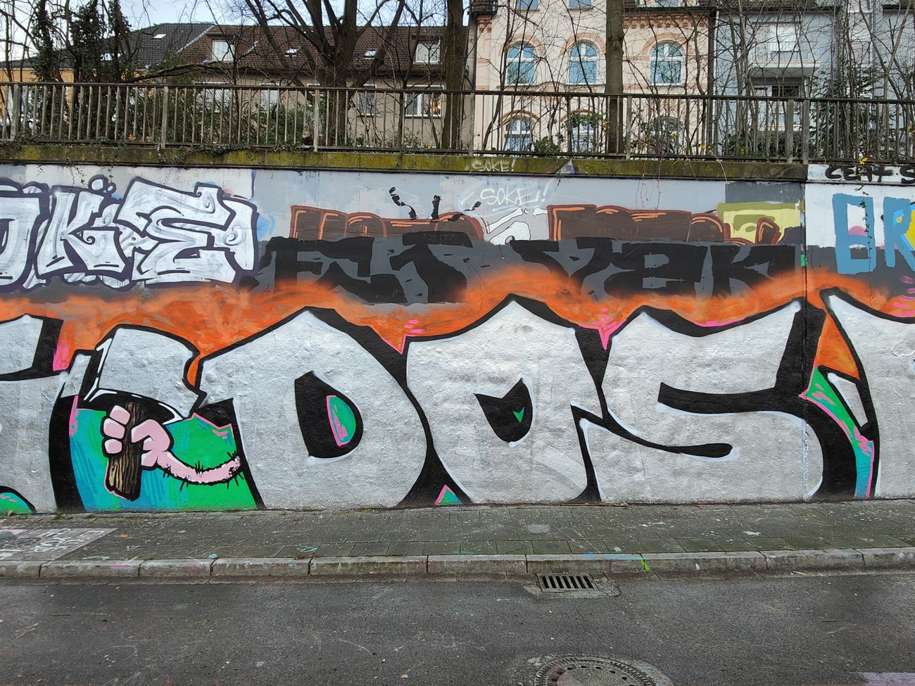 Graffiti Wall in Essen - Photo by Kico_one - Essen, Ruhrgebiet, Dos (2023)
