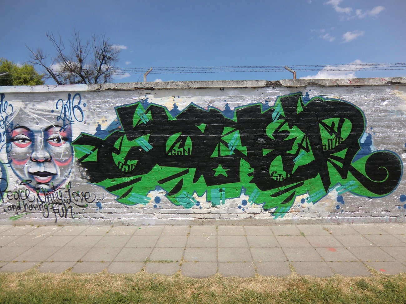 Graffiti Wall in Osijek - Photo by Kico_one - Croatia, Hrvatska, Osijek (2016)