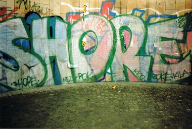 Graffiti Bombing in Essen - Photo by Kico_one - Shore, Rok, Crew (1995)