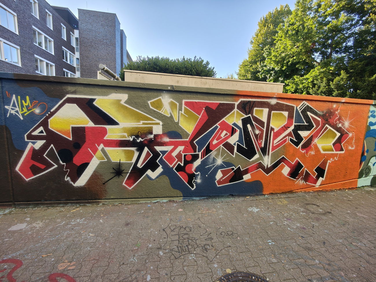 Graffiti Wall in Essen - Photo by Kico_one - Essen, Ruhrgebiet, Coconut (2023)