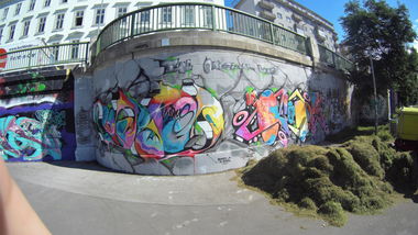 Graffiti Wall in Wien - Photo by Kico_one - Wien, Österreich, Vienna