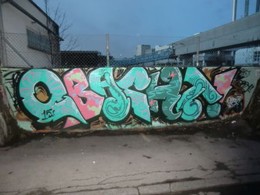 Graffiti Wall in Dachau - Photo by Kico_one - Dachau, Germany, Obacht