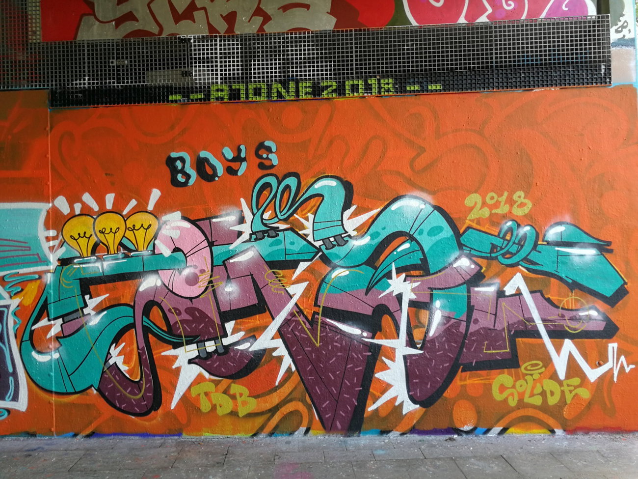 Graffiti Wall in Essen - Photo by Kico_one - Essen, NRW, Ruhrpott (2018)