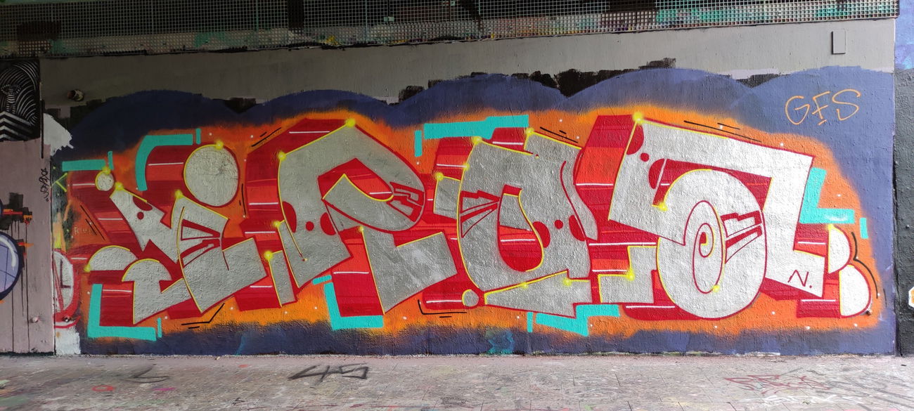 Graffiti Wall in Essen - Photo by Kico_one (2021)