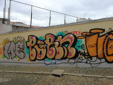 Graffiti Wall in Lissabon - Photo by Kico_one - Lissabon, Portugal, Lisboa