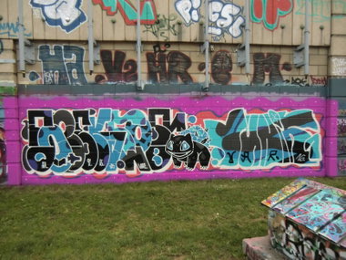Graffiti Wall in Wien - Photo by Kico_one - Wien, Vienna, Austria