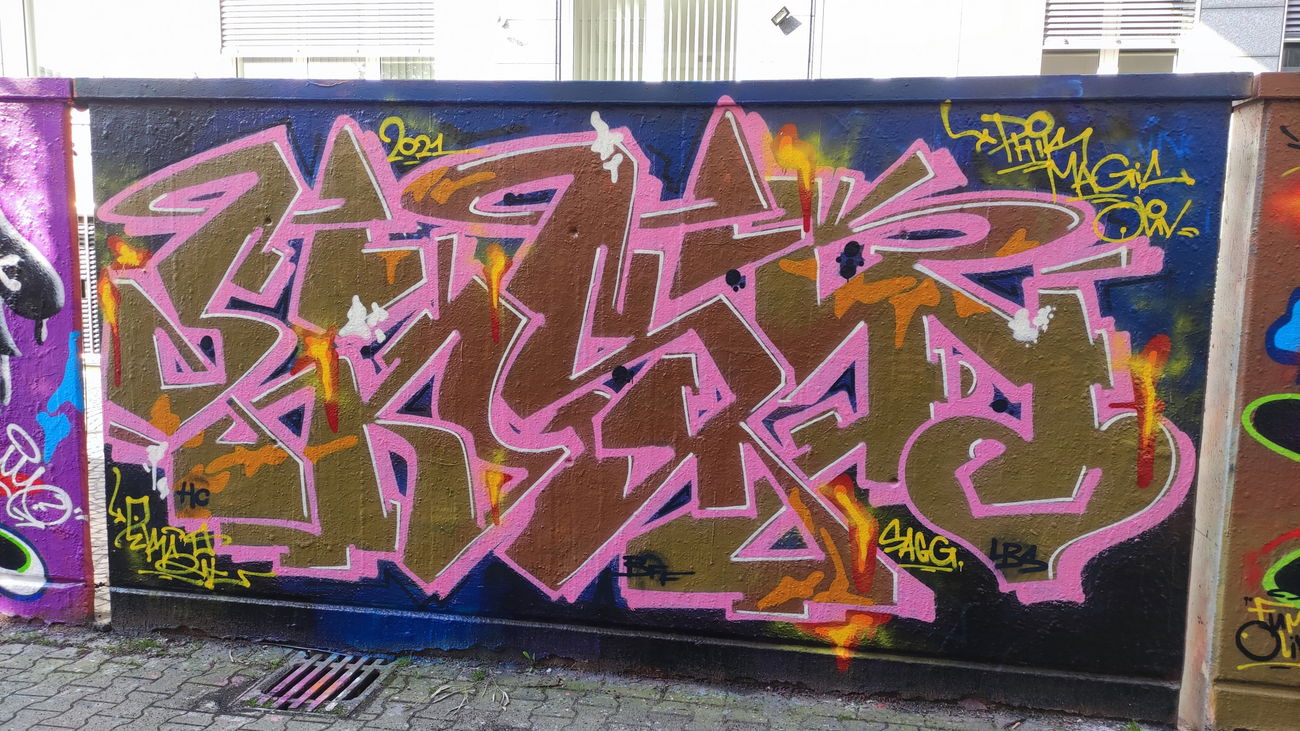 Graffiti Wall in Essen - Photo by Kico_one (2021)