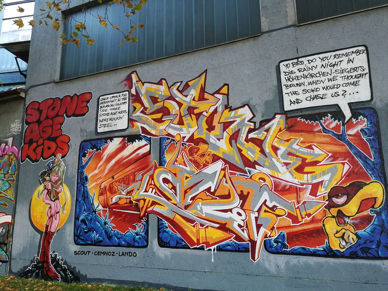 Graffiti Wall in Dachau - Photo by Kico_one - Dachau, Freisingerstrasse (2017)