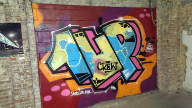 Graffiti Wall in Herne Hauptbahnhof - Photo by Kico_one - 1UP (2014)