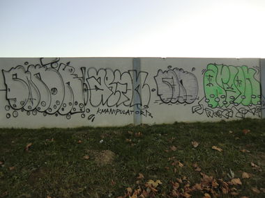 Graffiti Bombing in Osijek - Photo by Kico_one - Osijek, Croatia, Hrvatska (2016)