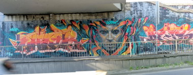 Graffiti Wall in Essen - Photo by Kico_one - Dater, Wert156, Weis (2015)