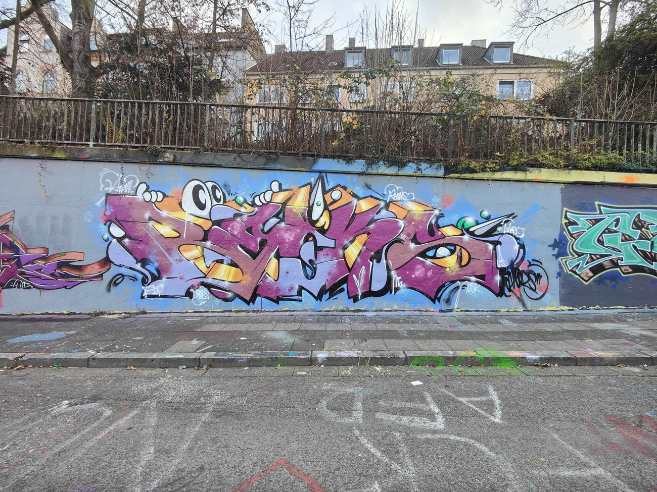 Graffiti Wall in Essen - Photo by Kico_one (2025)