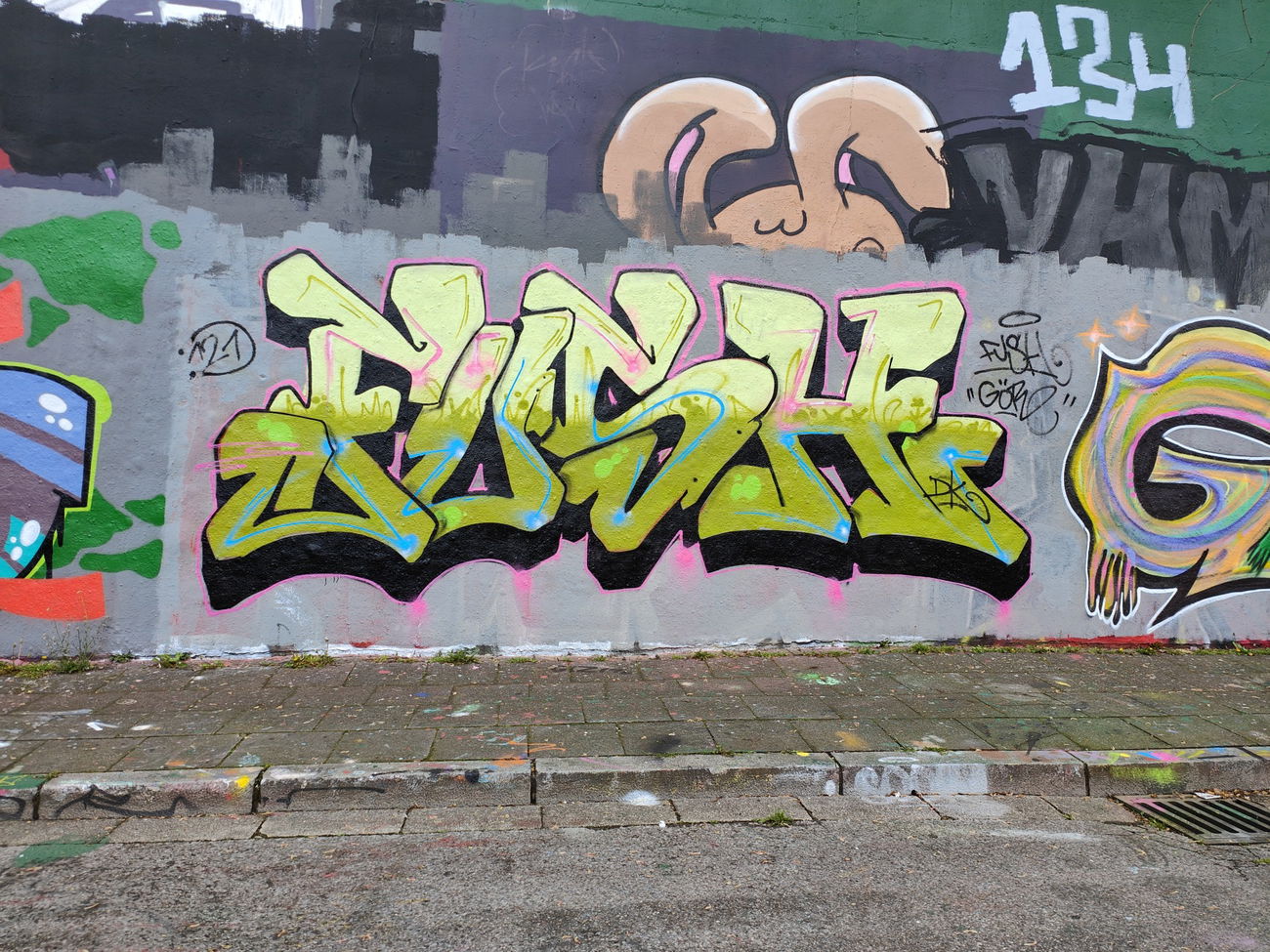 Graffiti Wall in Essen - Photo by Kico_one - Essen, Ruhrgebiet, Fush (2023)