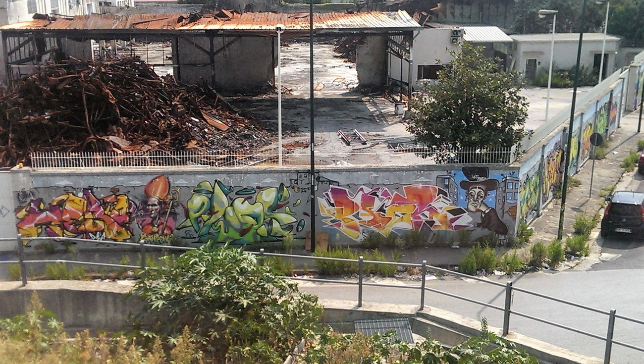 Graffiti Wall in Pisa - Photo by Kico_one - Pisa, Italy