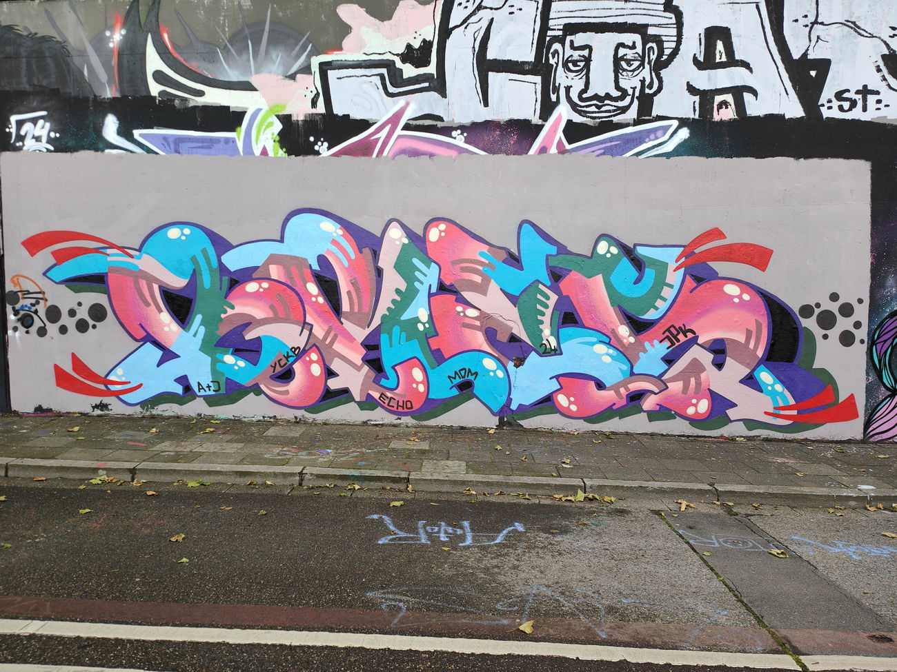 Graffiti Wall in Essen - Photo by Kico_one - Essen, Bres (2024)