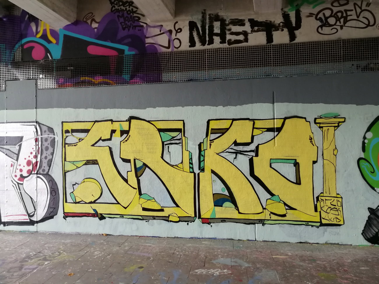 Graffiti Wall in Essen - Photo by Kico_one - Essen, Ruhrpott, NRW (2017)