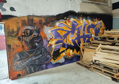 Graffiti Wall in Roermond weerstand - Photo by Kico_one - Che, Artlane (2025)