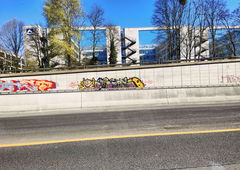 Graffiti Bombing in Essen - Photo by Kico_one