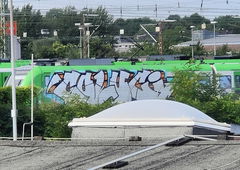 Graffiti Train in Essen - Photo by Kico_one - Coluci (2024)