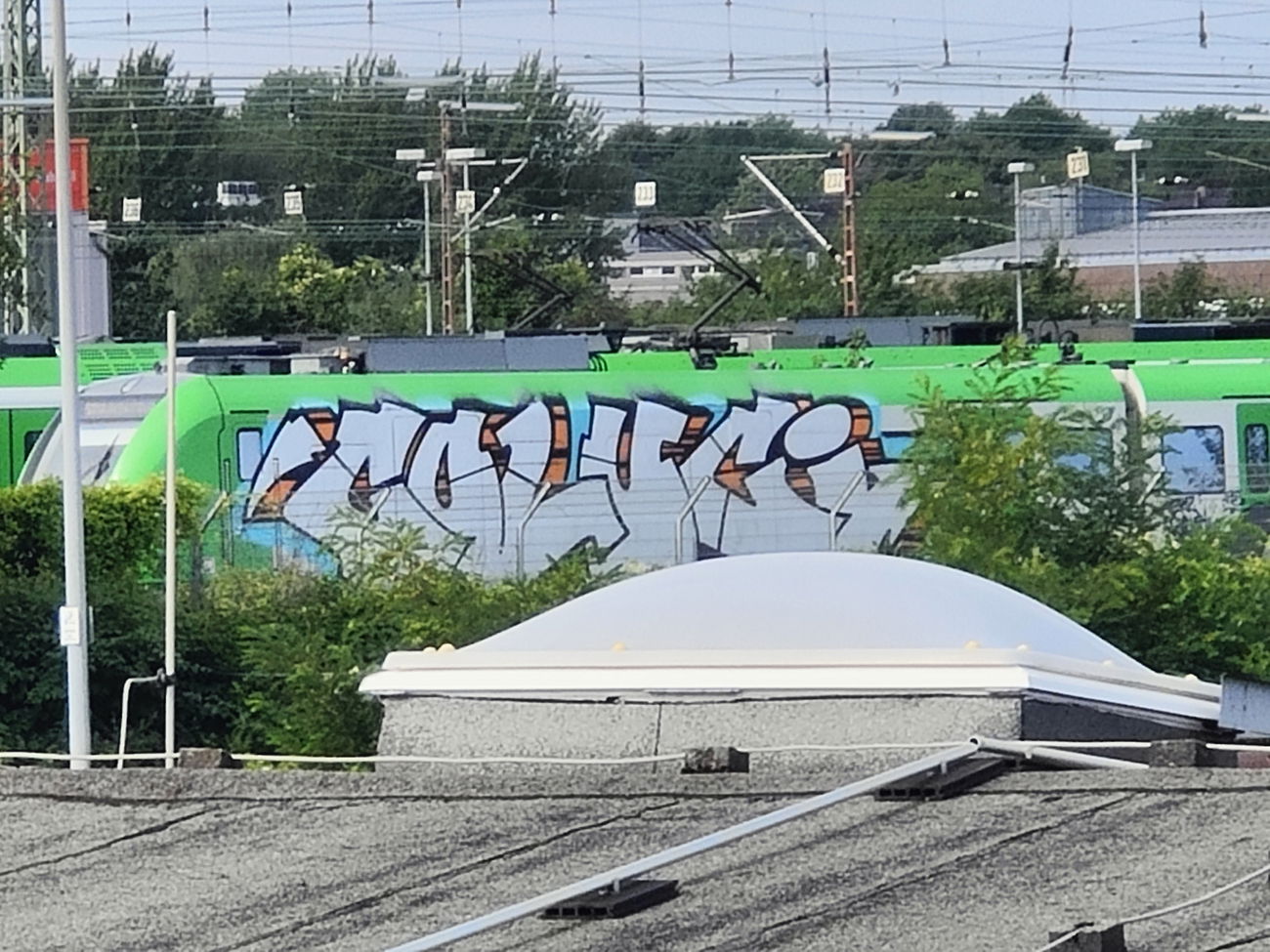 Graffiti Train in Essen - Photo by Kico_one - Coluci (2024)