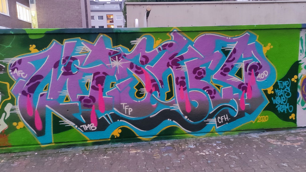 Graffiti Wall in Essen - Photo by Kico_one - Mickey (2021)