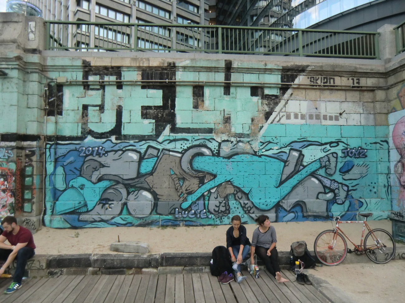 Graffiti Wall in Wien - Photo by Kico_one - Wien, Vienna, Austria
