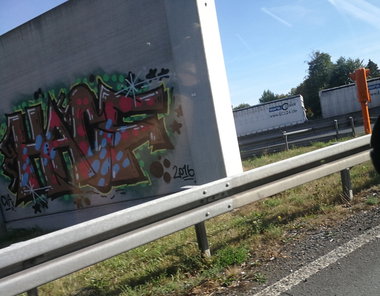 Graffiti Wall in A40 - Photo by Kico_one - HACF