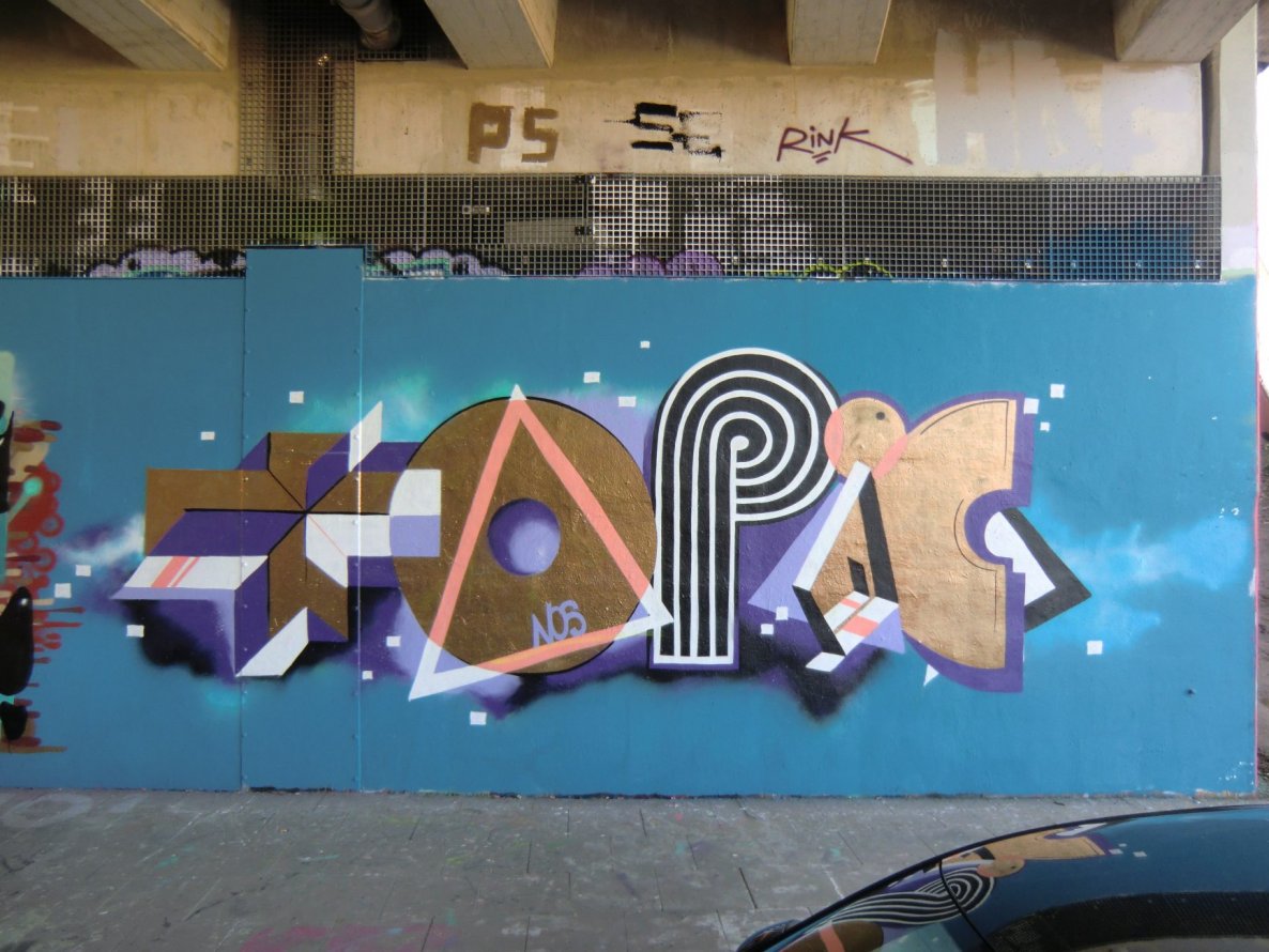 Graffiti in Essen - Photo by Kico_one - Topic, Essen, Nos (2015)