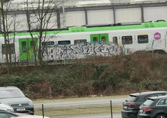 Graffiti Train in Essen - Photo by Kico_one (2025)