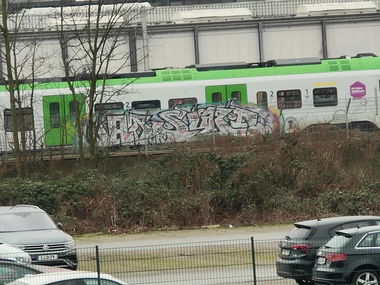 Graffiti Train in Essen - Photo by Kico_one (2025)