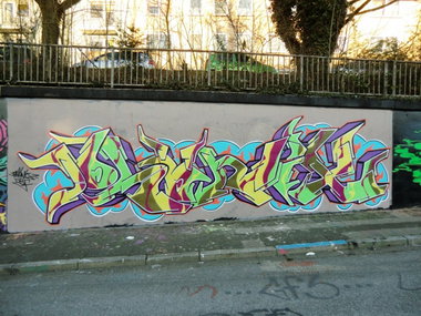 Graffiti Wall in Essen - Photo by Kico_one - Essen, Phönix, DBF (2015)