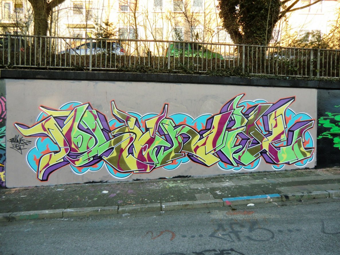 Graffiti Wall in Essen - Photo by Kico_one - Essen, Phönix, DBF (2015)