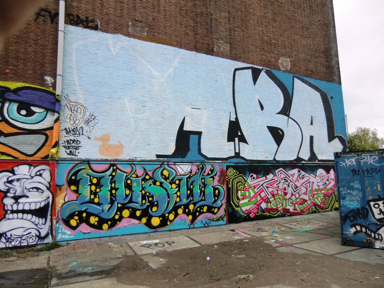 Graffiti Wall in Amsterdam - Photo by Kico_one - Amsterdam, NSDM, Werf (2015)