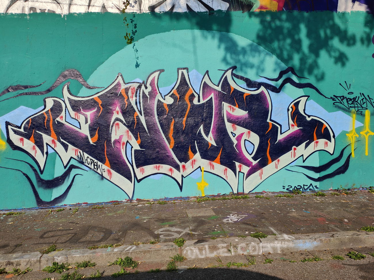 Graffiti Wall in Essen - Photo by Kico_one (2025)