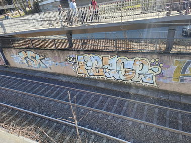 Graffiti Bombing in Köln - Photo by Kico_one