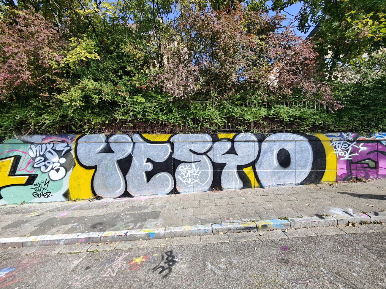 Graffiti Wall in Essen - Photo by Kico_one - Essen, Ruhrgebiet, Yesyo (2023)