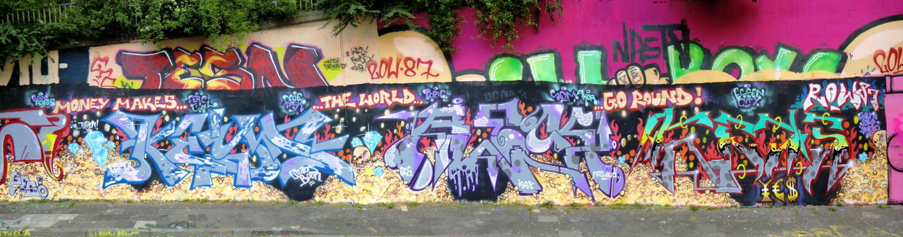 Graffiti Wall in Essen - Photo by Kico_one - Essen, GFS, GFS (2015)