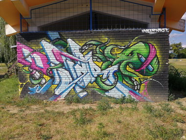 Graffiti Wall in Osijek - Photo by Kico_one - Osijek, Croatia, Moler