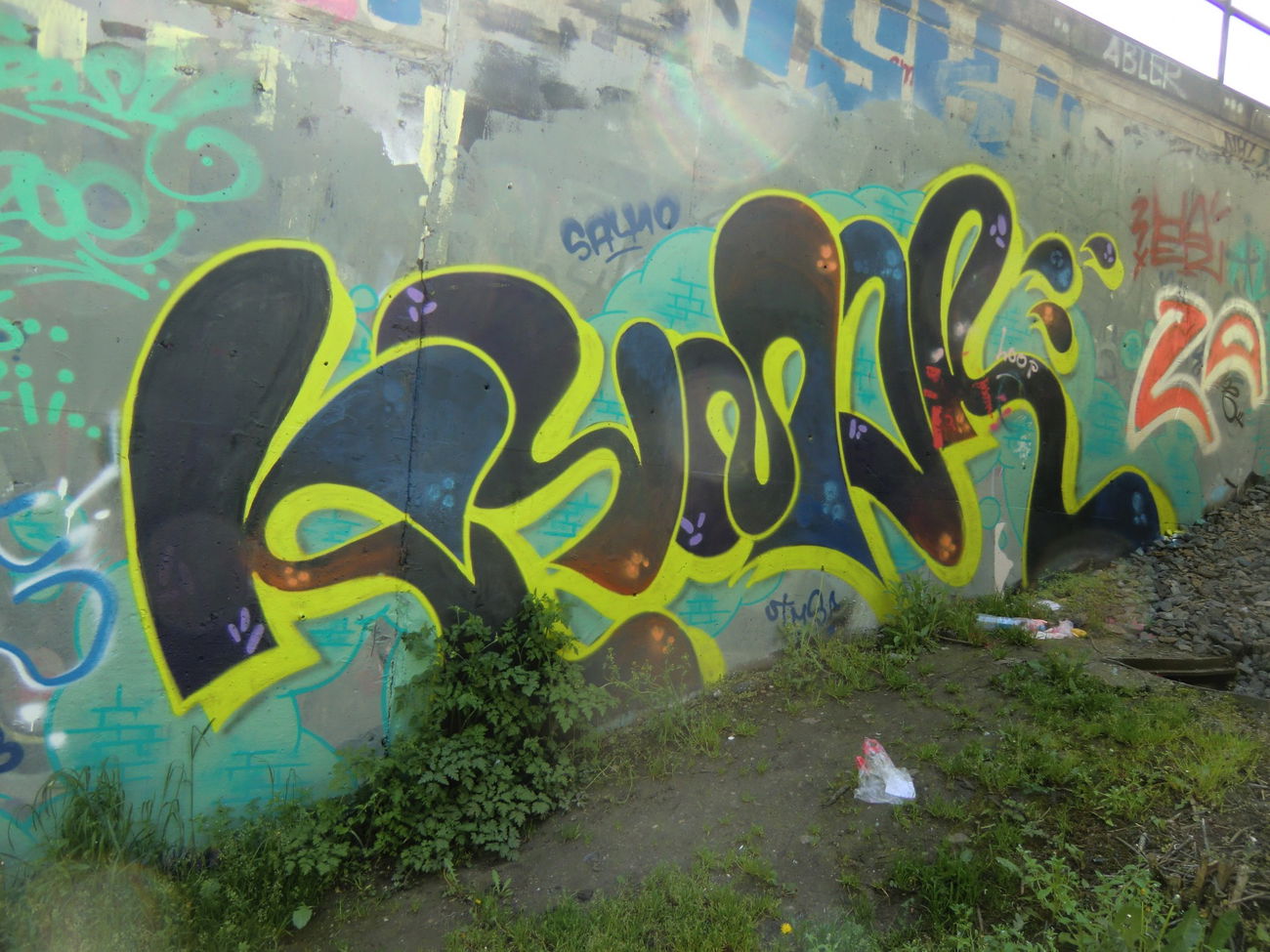 Graffiti Wall in Prague - Photo by Kico_one - Prague, Praha