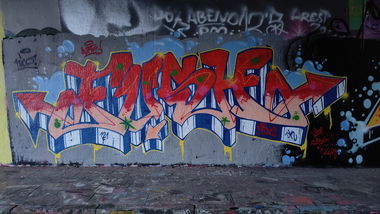 Graffiti Wall in Essan - Photo by Kico_one - Essen, Ruhrgebiet, Fush (2023)