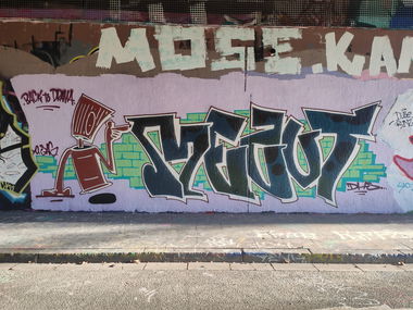 Graffiti Wall in Essen - Photo by Kico_one - Essen, Mezut (2025)
