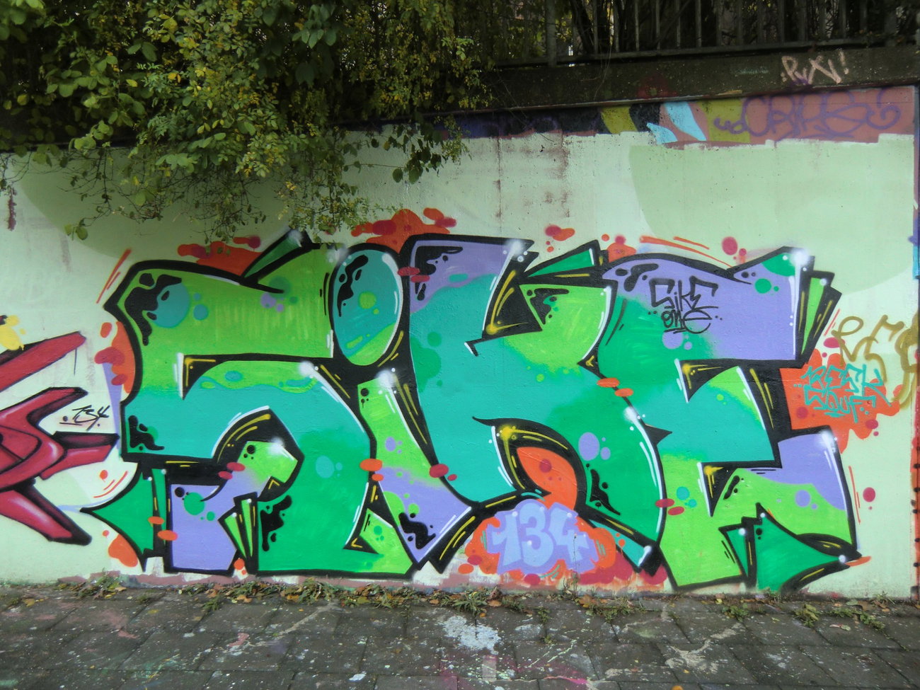 Graffiti Wall in Essen - Photo by Kico_one - Essen, NRW, Ruhrpott (2016)