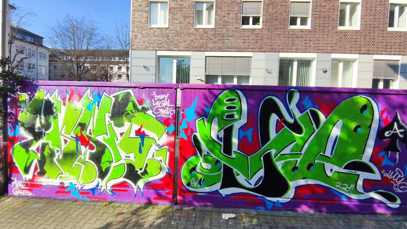 Graffiti Wall in Essen - Photo by Kico_one (2021)
