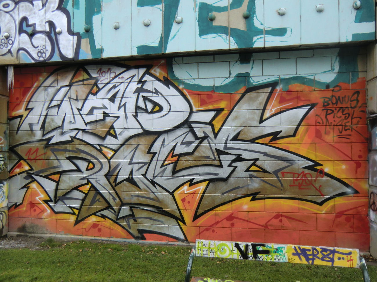 Graffiti Wall in Wien - Photo by Kico_one - Wien, Österreich, Vienna (2016)