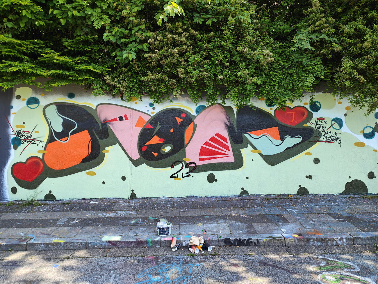 Graffiti Wall in Essen - Photo by Kico_one (2023)