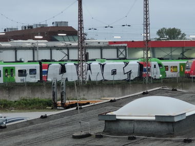 Graffiti Train in Essen - Photo by Kico_one (2025)