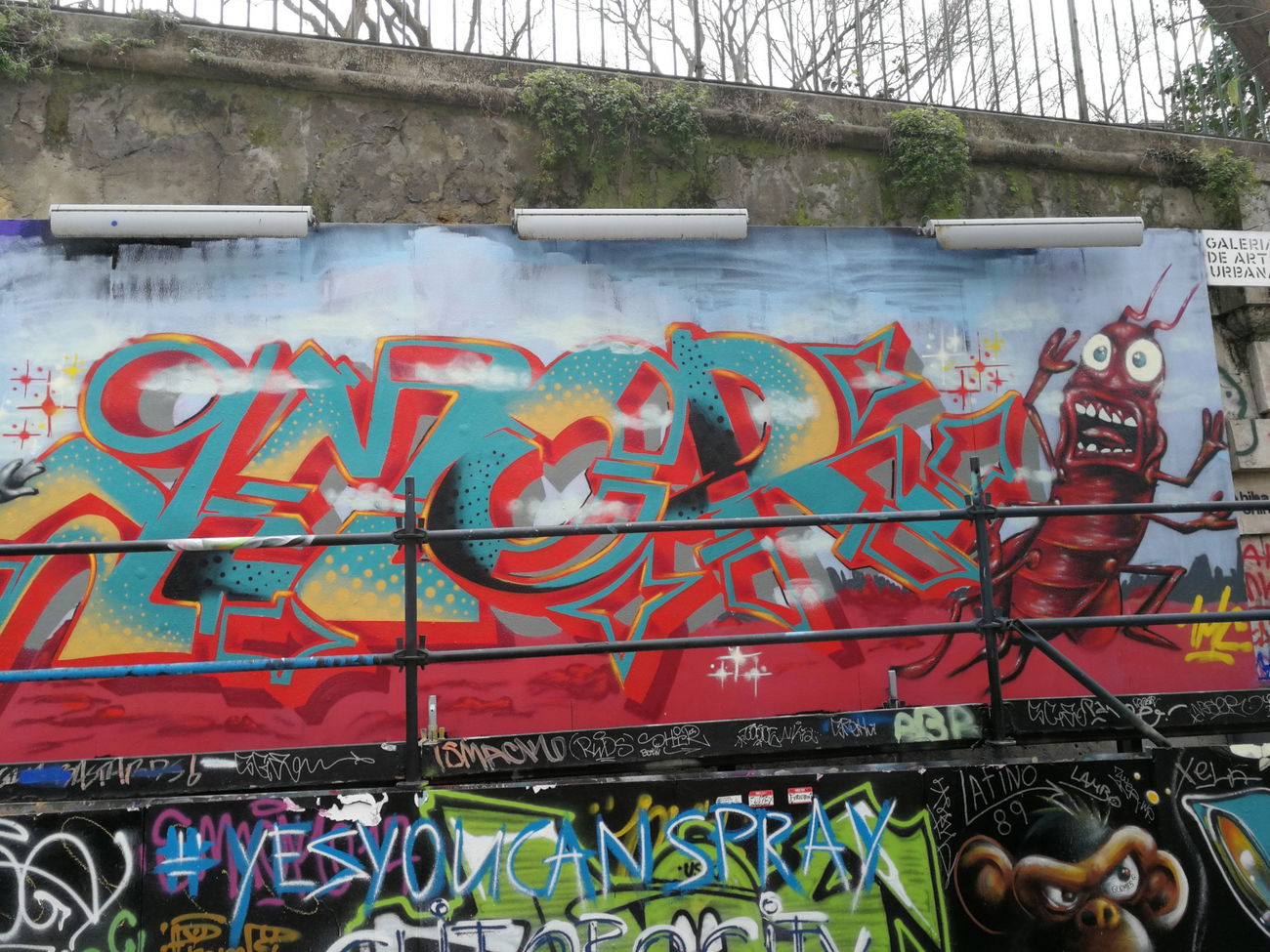 Graffiti Wall in Lissabon - Photo by Kico_one - Lissabon, Portugal, Lisboa