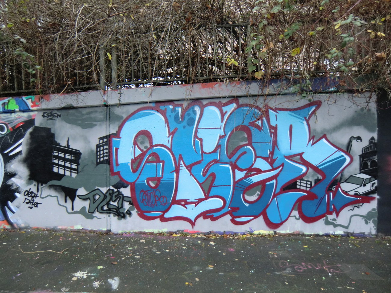 Graffiti Wall in Essen - Photo by Kico_one - Essen, NRW, Ruhrpott (2016)